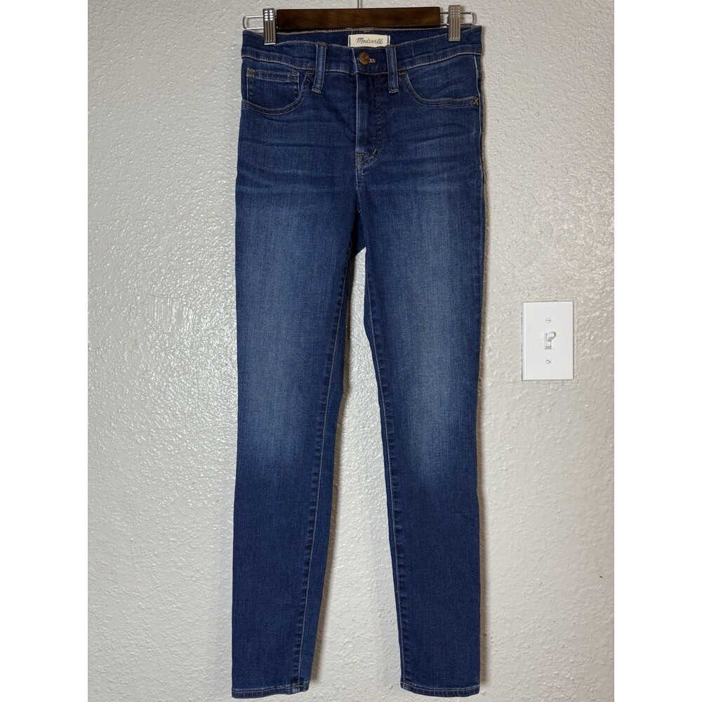 MADEWELL Roadtripper Jeans Women's Size 25 Blue Stretch Denim Skinny Leg Pants